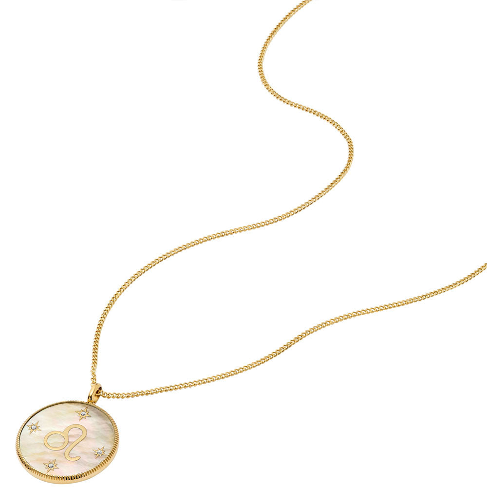Fossil Halskette Sternzeichen Löwe