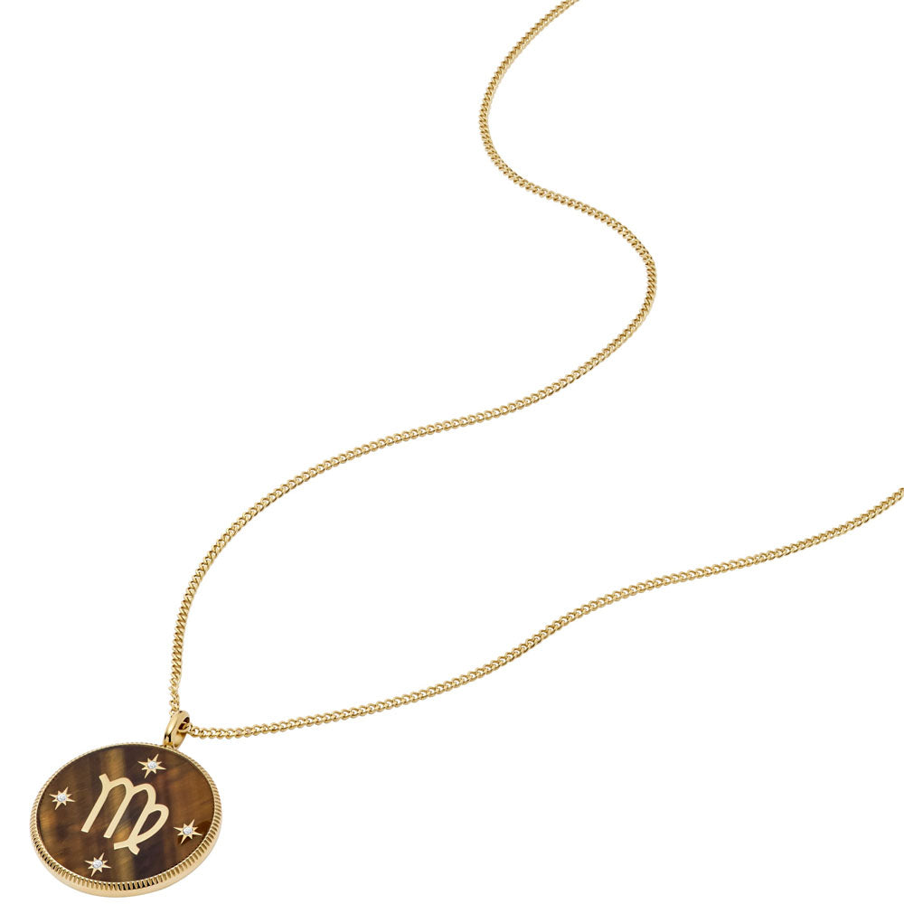 Fossil Halskette Sternzeichen Jungfrau