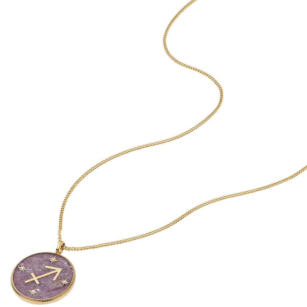 Fossil Halskette Sternzeichen Schütze