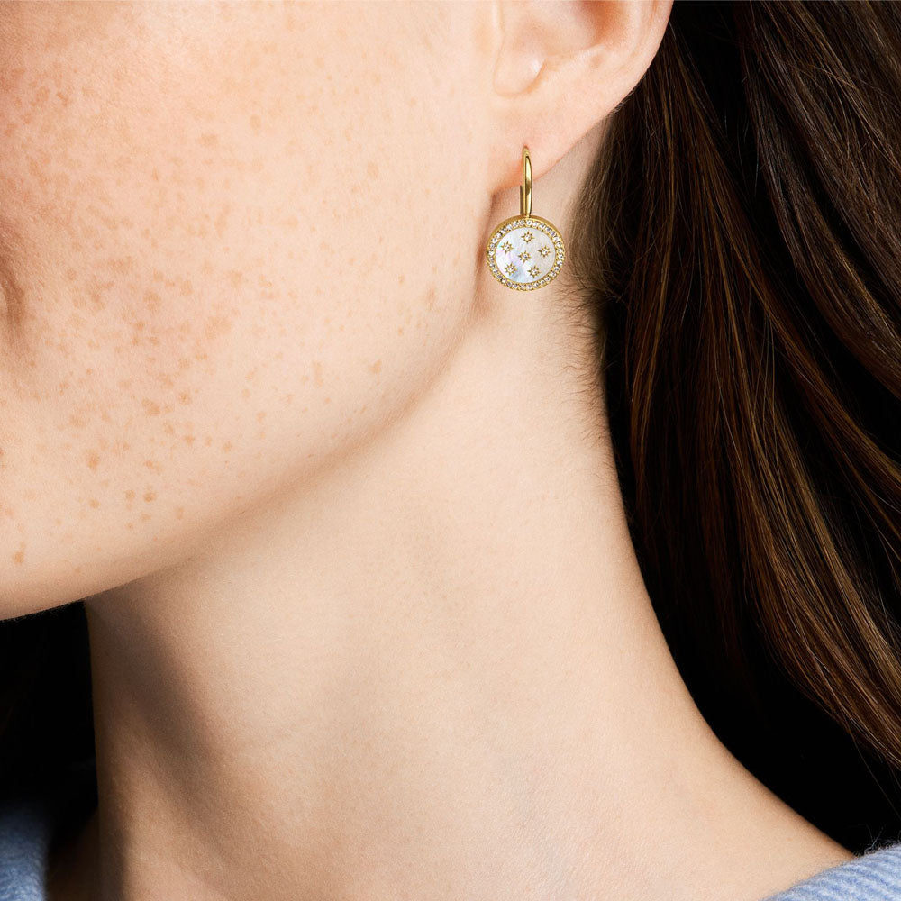 Fossil Ohrringe Classic Mother Of Pearl