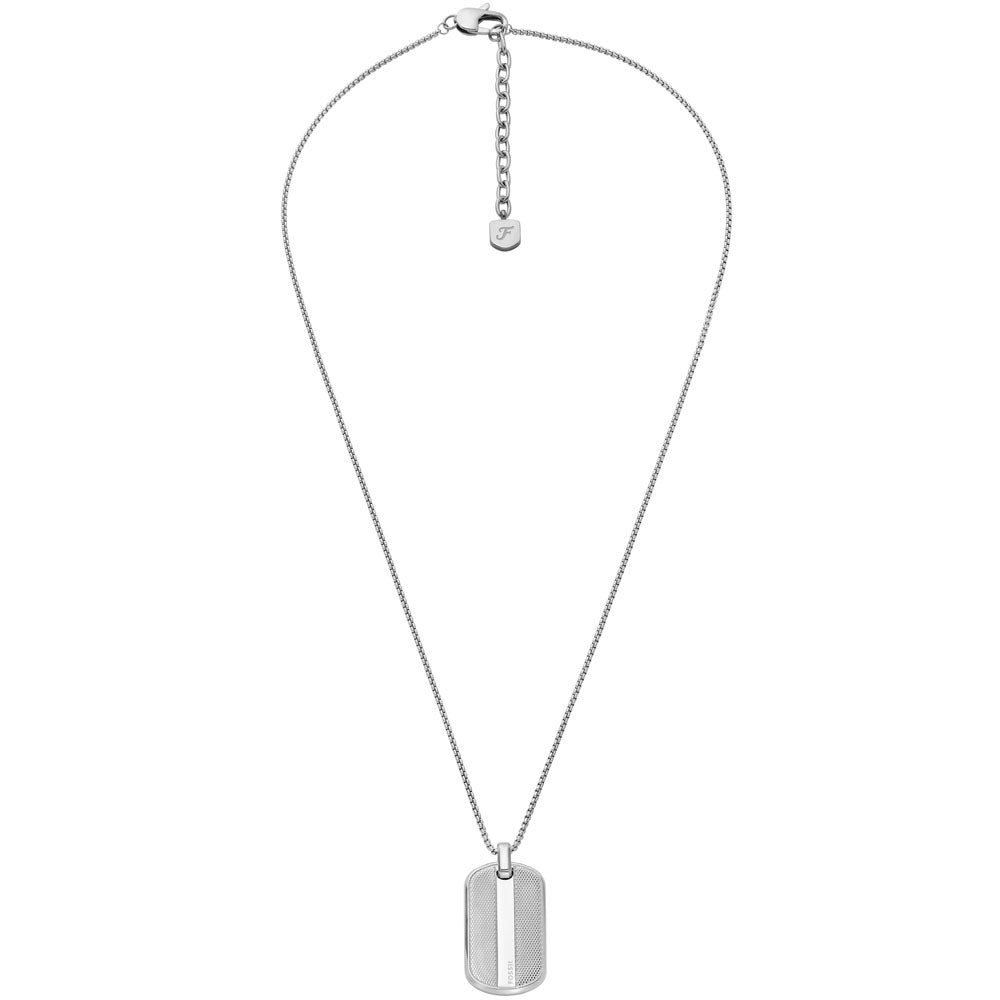 Fossil Herren Halskette Knurled Texture