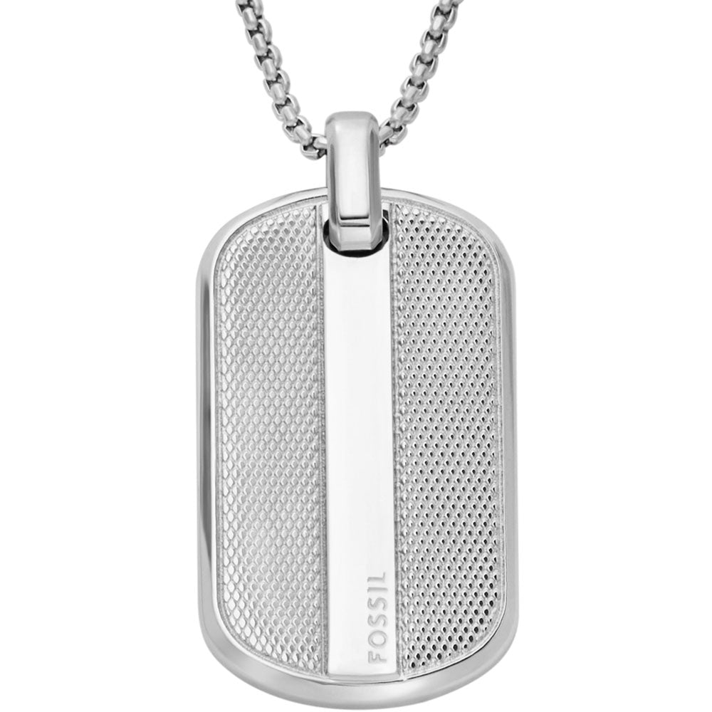 Fossil Herren Halskette Knurled Texture