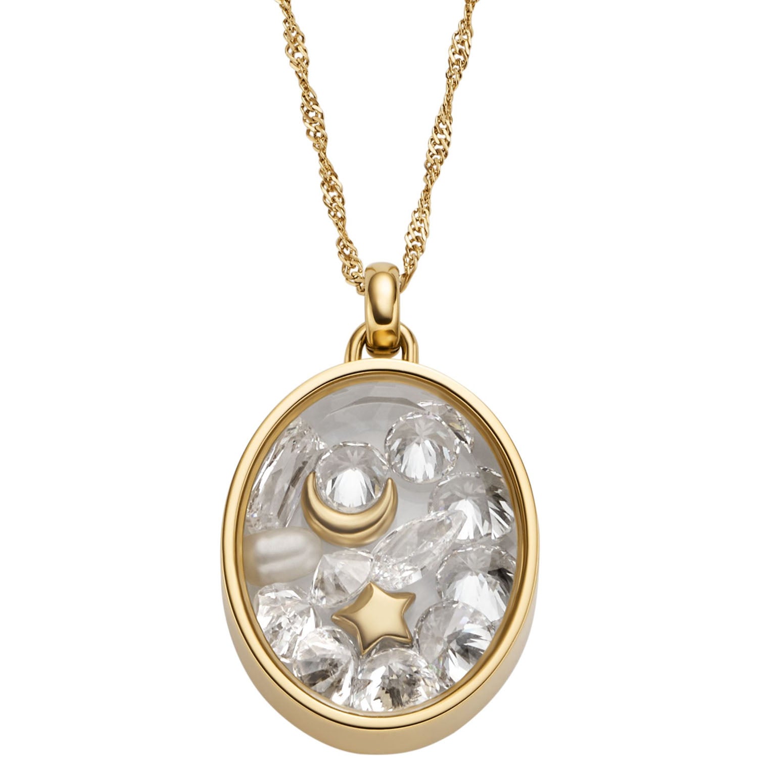 Fossil Damen Halskette Sutton Shaky Glitz