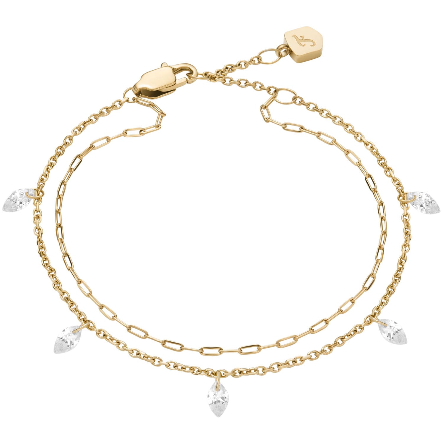 Fossil Damen Armband Ellis Shaky Glitz