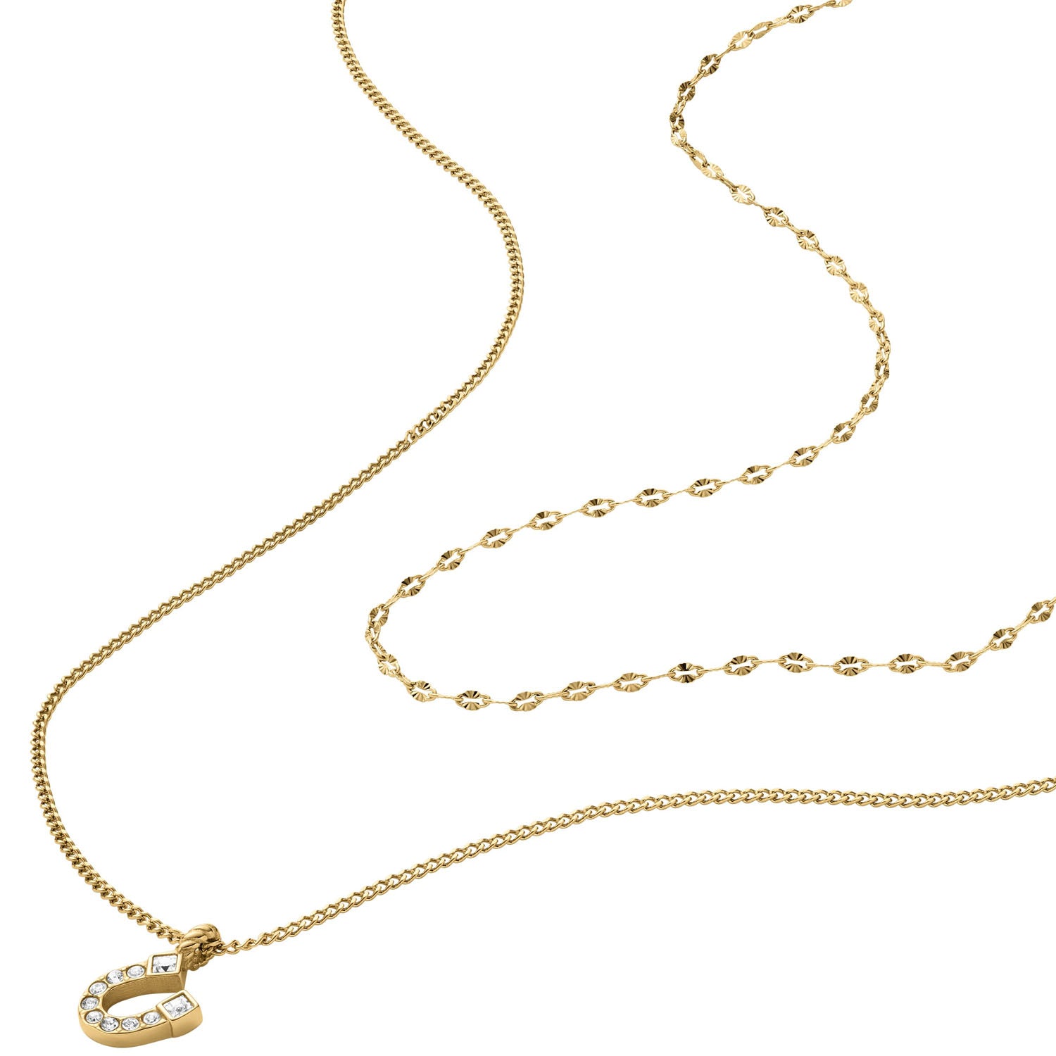 Fossil Damen Halskette Horseshoe