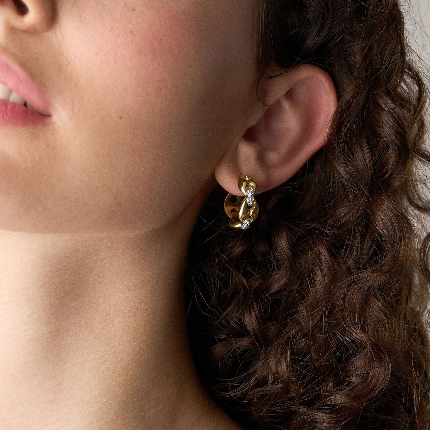 Fossil Ohrringe Heritage D-LINK Glitz