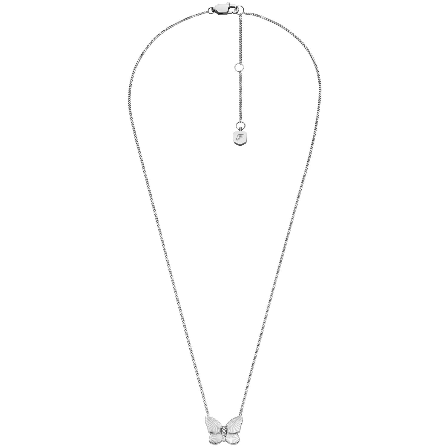 Fossil Geschenkset Sutton Butterfly Halskette & Ohrringe