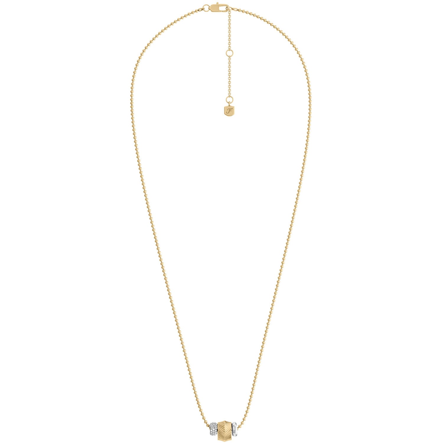Fossil Harlow Rondelles Damen Halskette