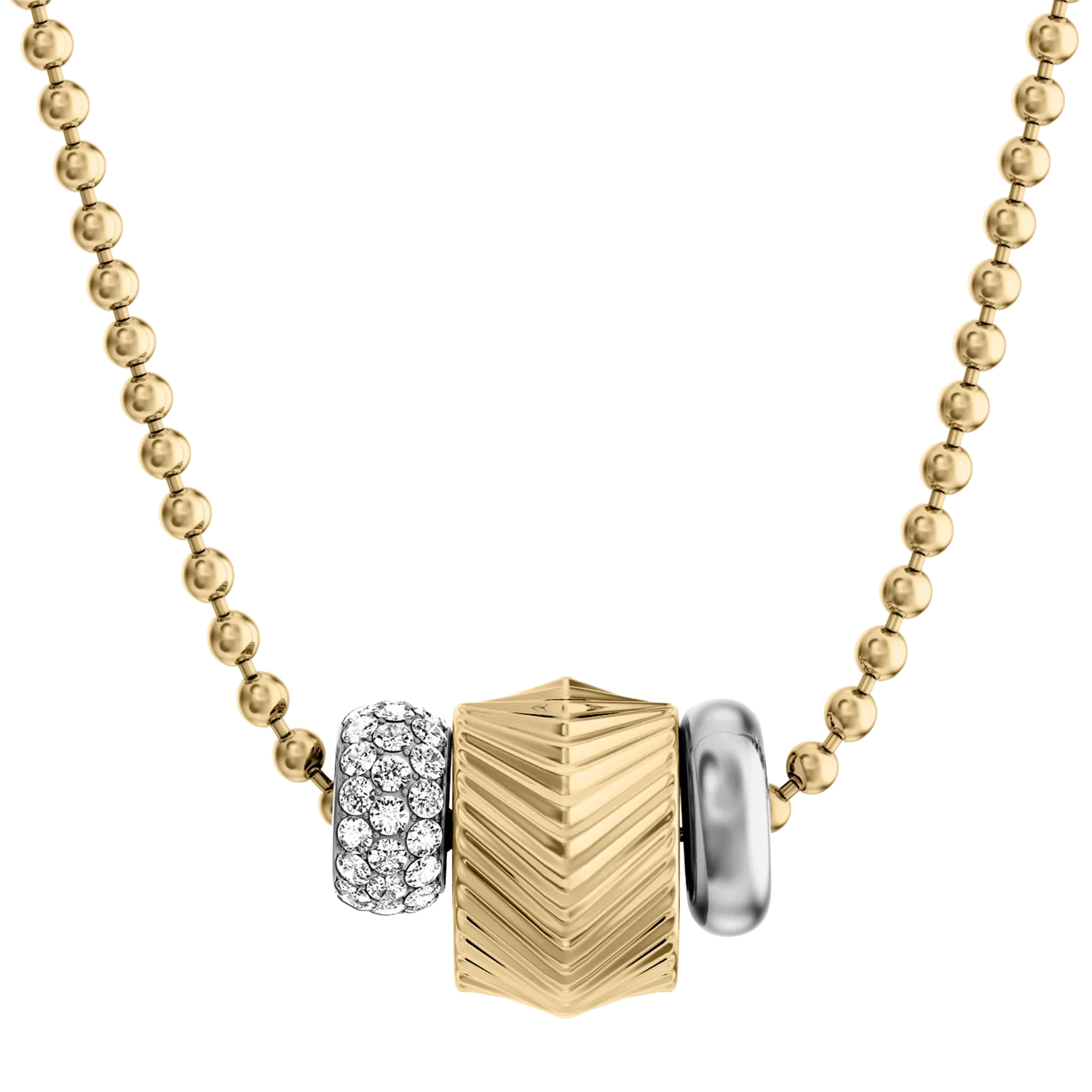 Fossil Harlow Rondelles Damen Halskette