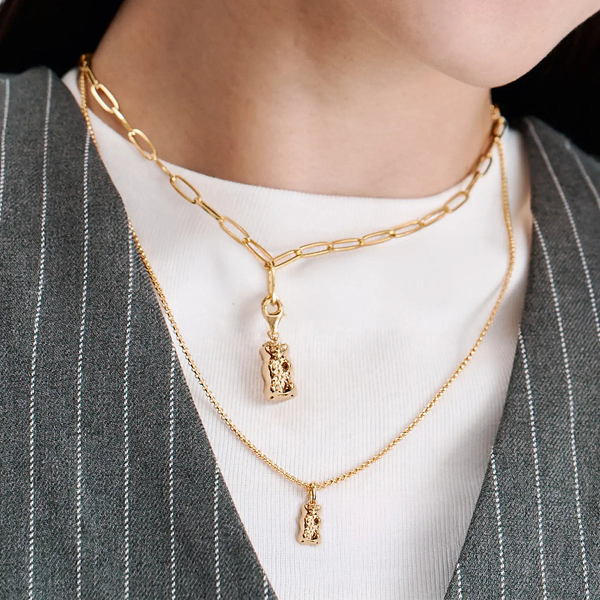 Thomas Sabo Kette mit HARIBO Goldbär Anhänger vergoldet