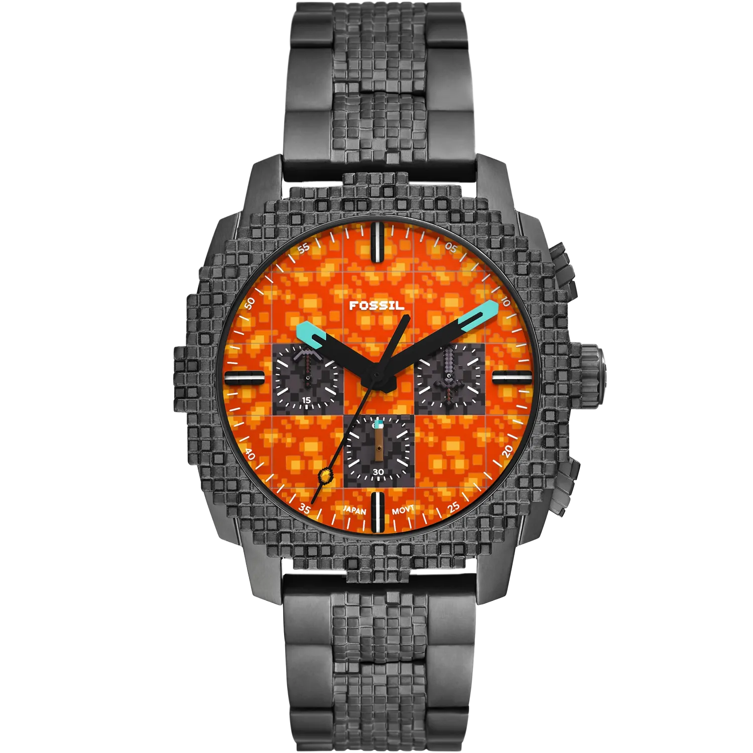 Minecraft x Fossil Uhr Limited Edition Chronograph The Nether
