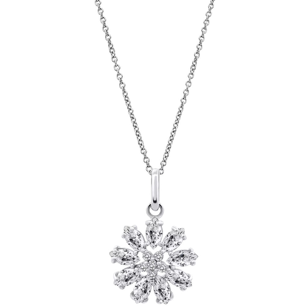 Lotus Silver Damen Halskette Blume