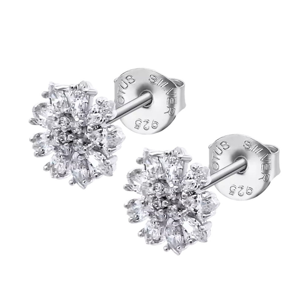 Lotus Silver Damen Ohrringe Blume