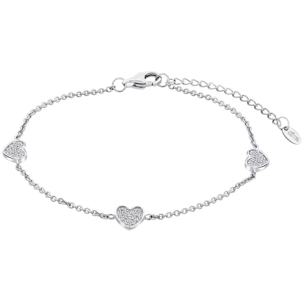 Lotus Silver Damen Armband Herz