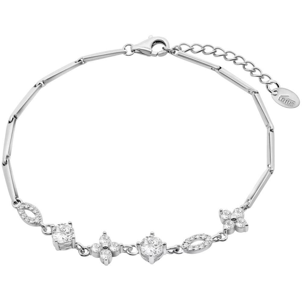 Lotus Silver Damen Armband Blume