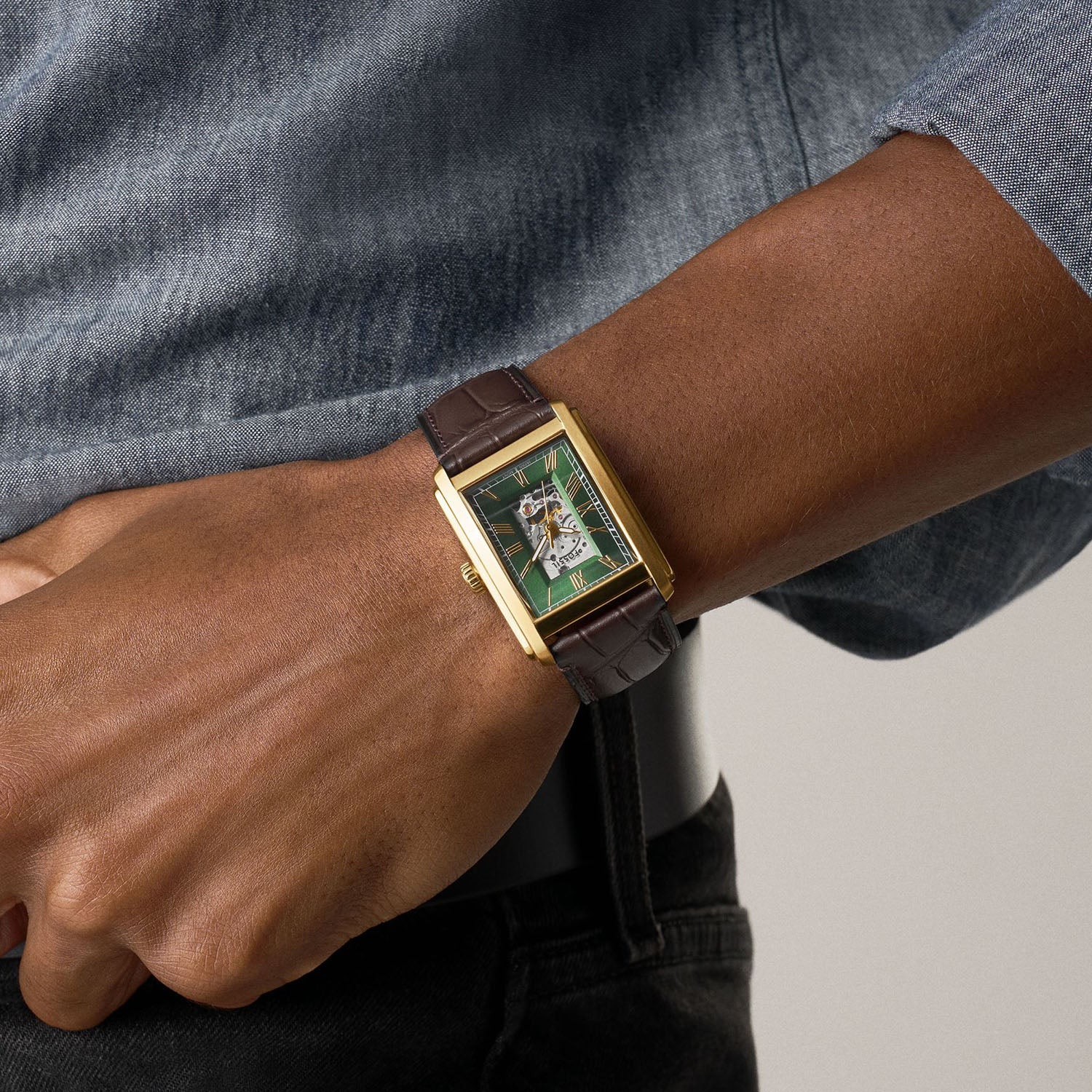 Fossil Herrenuhr Carraway Automatik