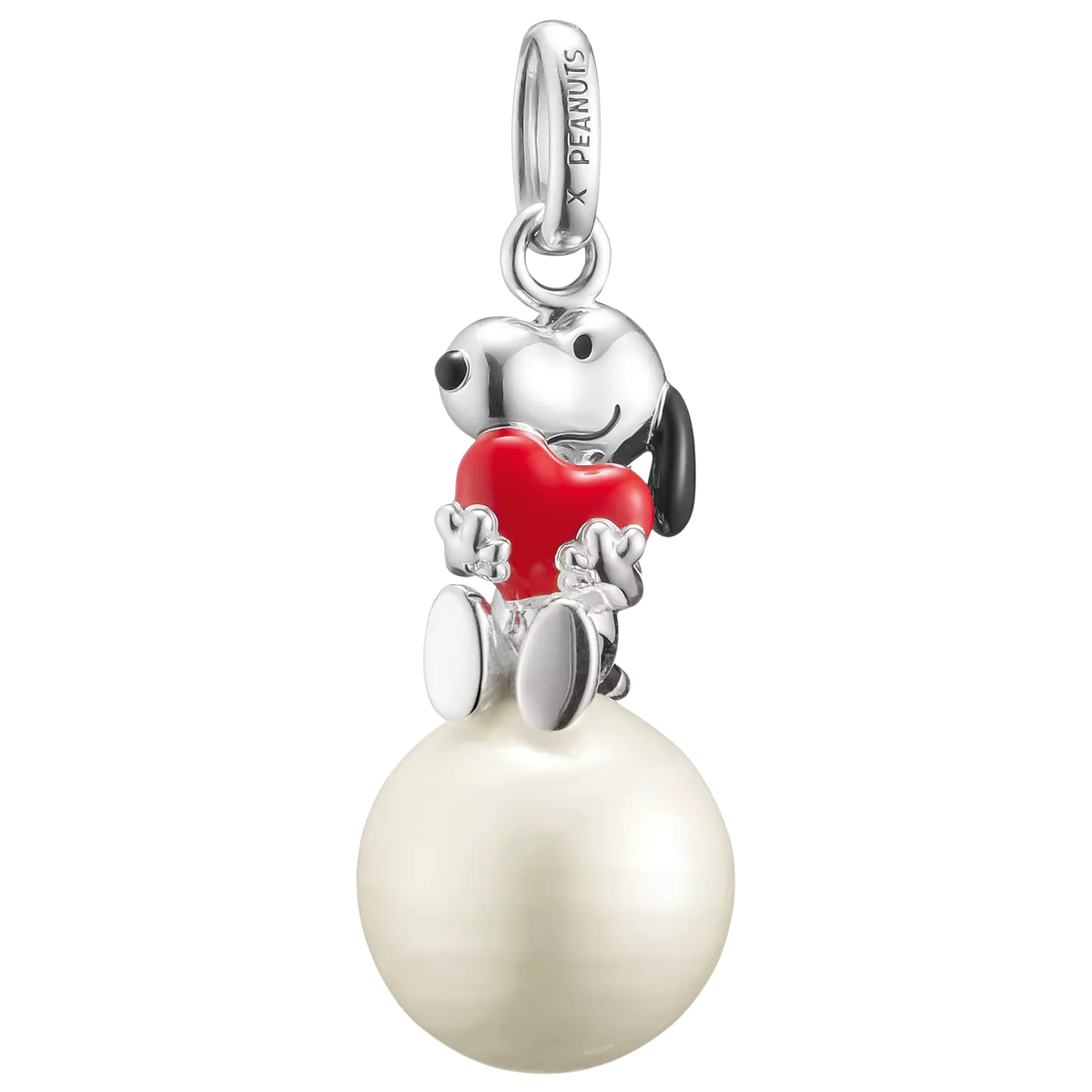 Thomas Sabo Peanuts™ Anhänger Snoopy mit Herz auf Schneeball