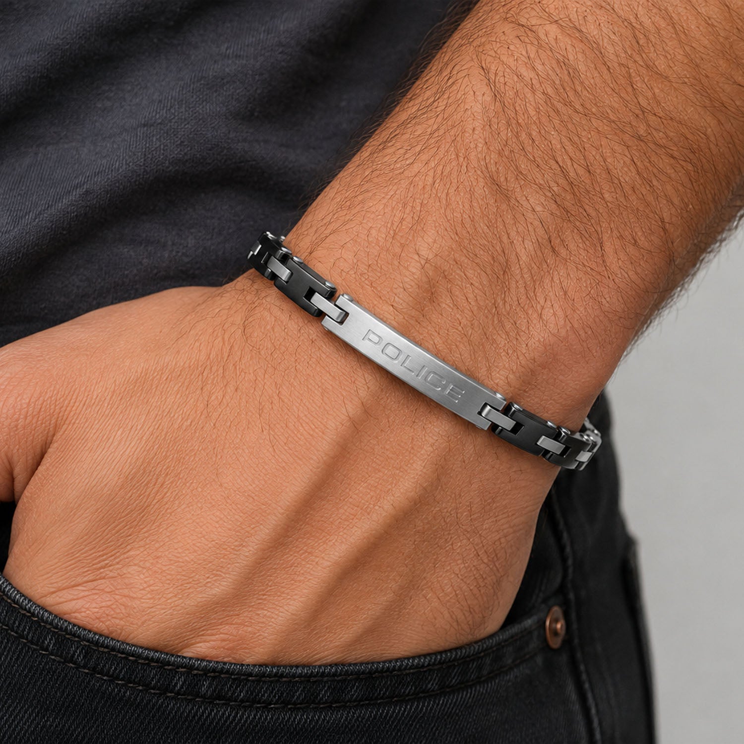 POLICE Herren Armband Ceramica