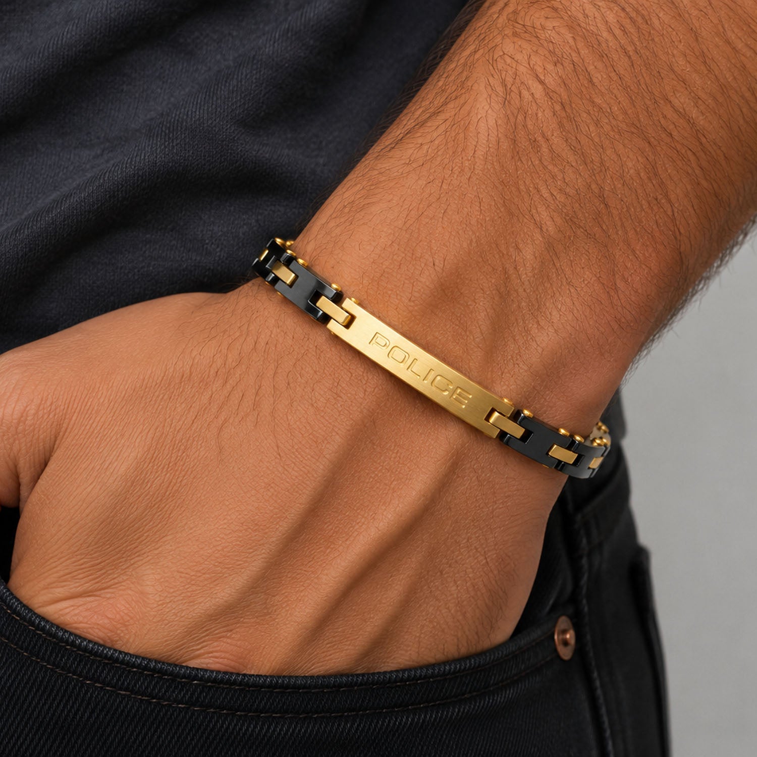POLICE Herren Armband Ceramica