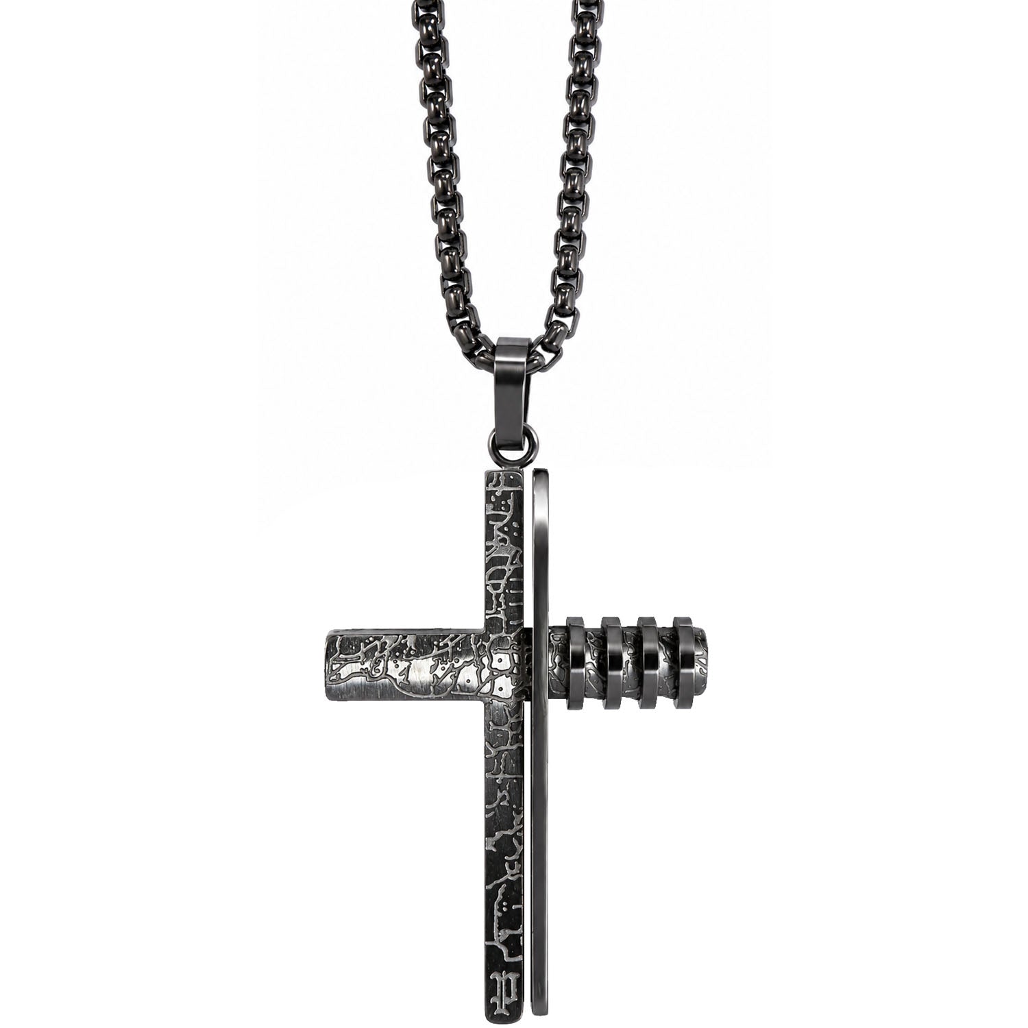 POLICE Herrenkette mit Kreuz Crosstone