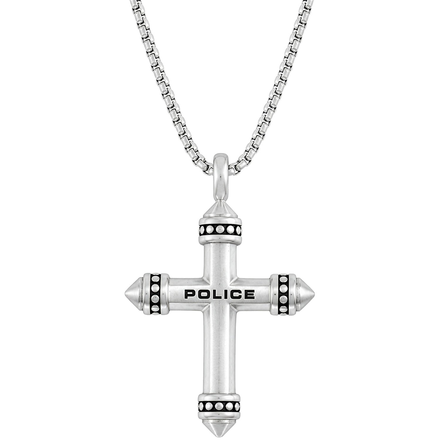 POLICE Herrenkette mit Kreuz Crossrange