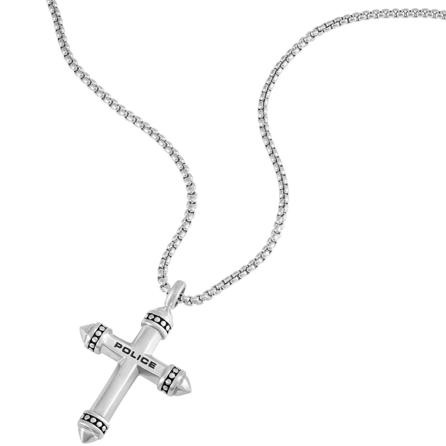 POLICE Herrenkette mit Kreuz Crossrange