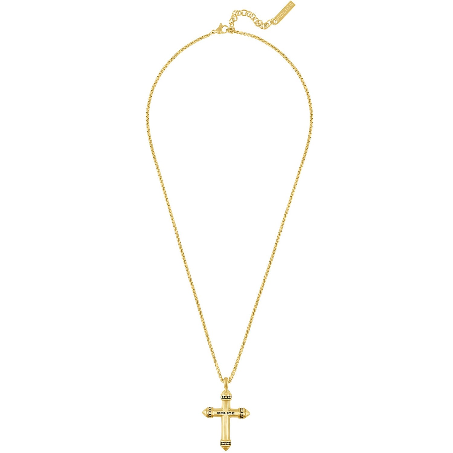 POLICE Herrenkette mit Kreuz Crossrange