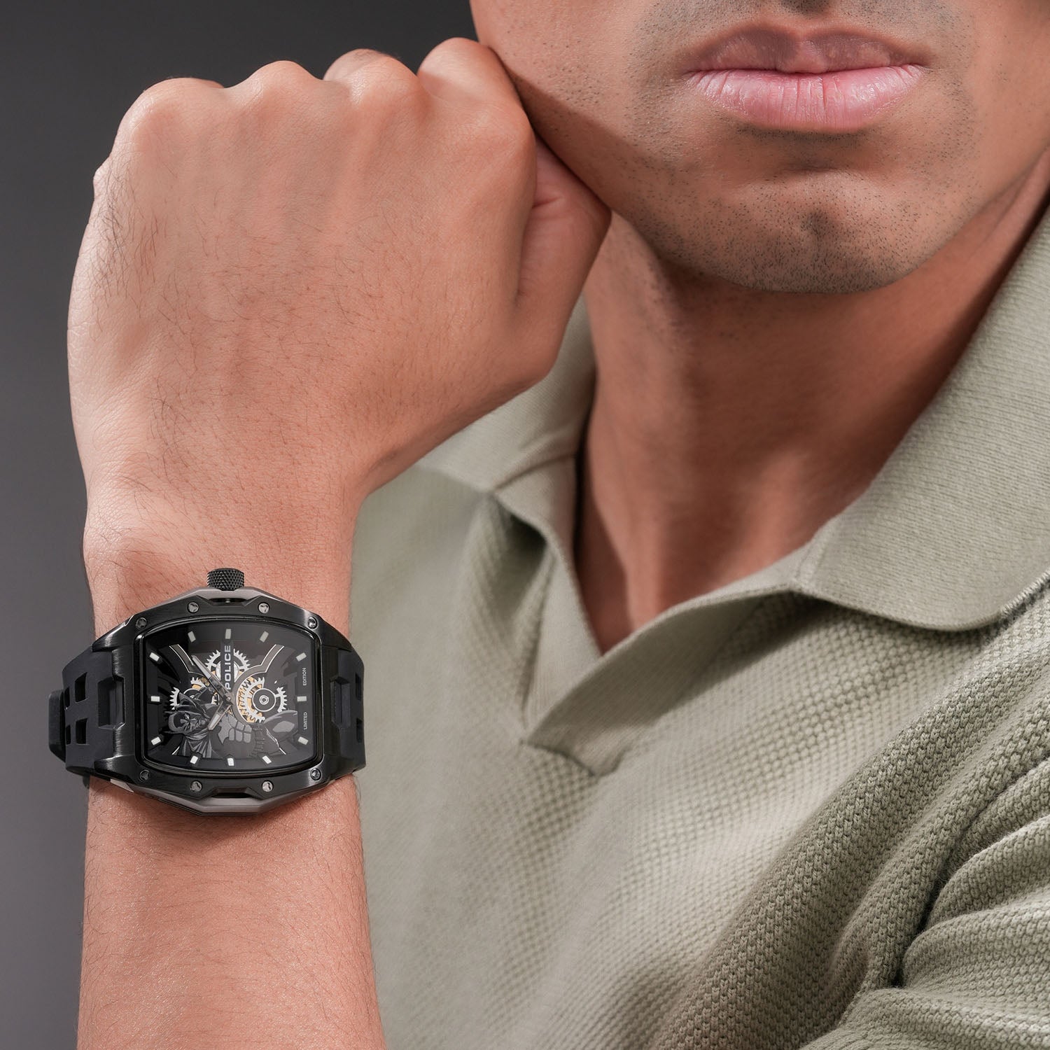 POLICE Herrenuhr Gotham Limited Edition