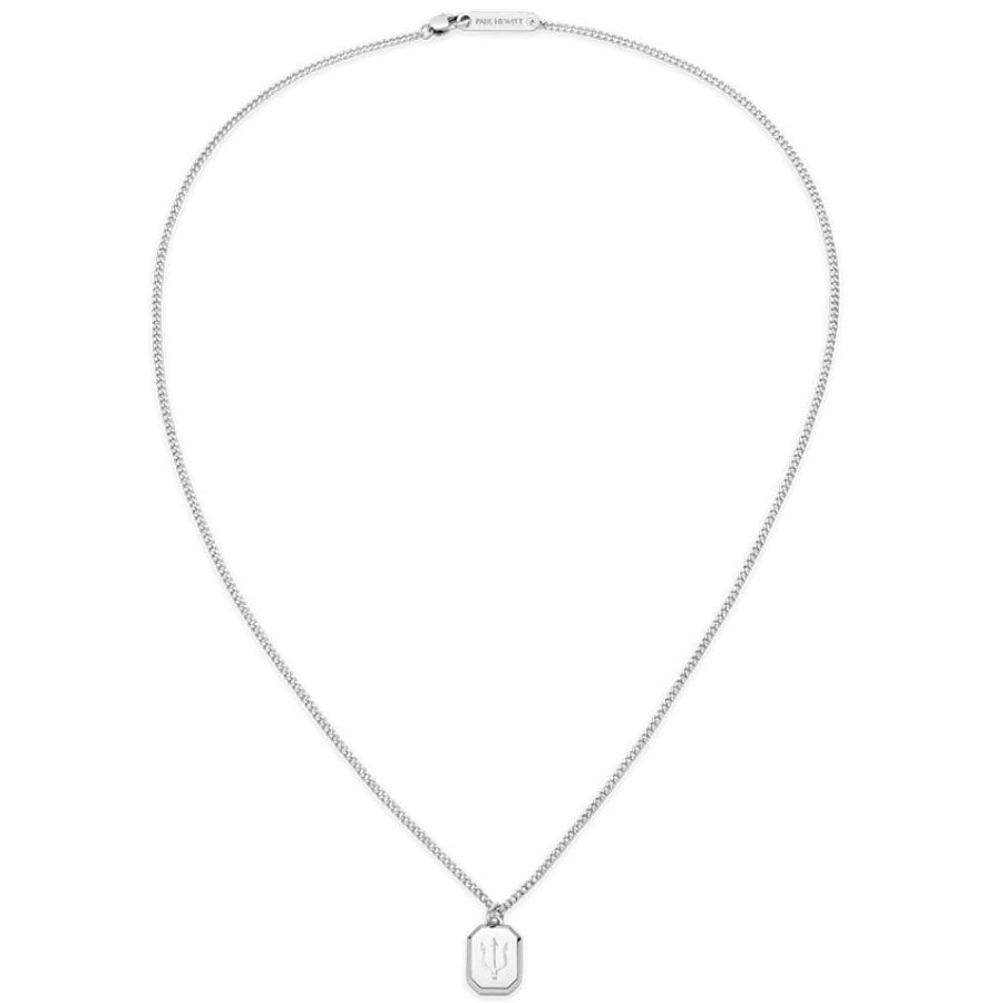 Paul Hewitt Herren Halskette Octagonal Trident Silber