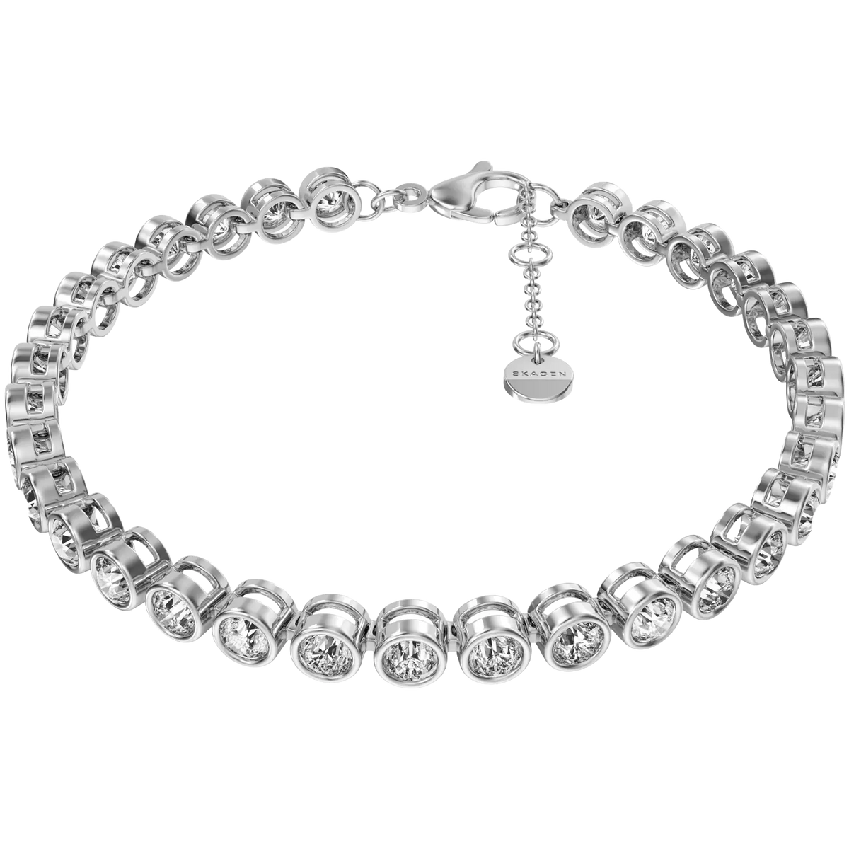 Skagen Damen Armband Moderne Glitz Silber