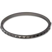 Coeur De Lion Armreif Edelstahl Spikes Anthrazit