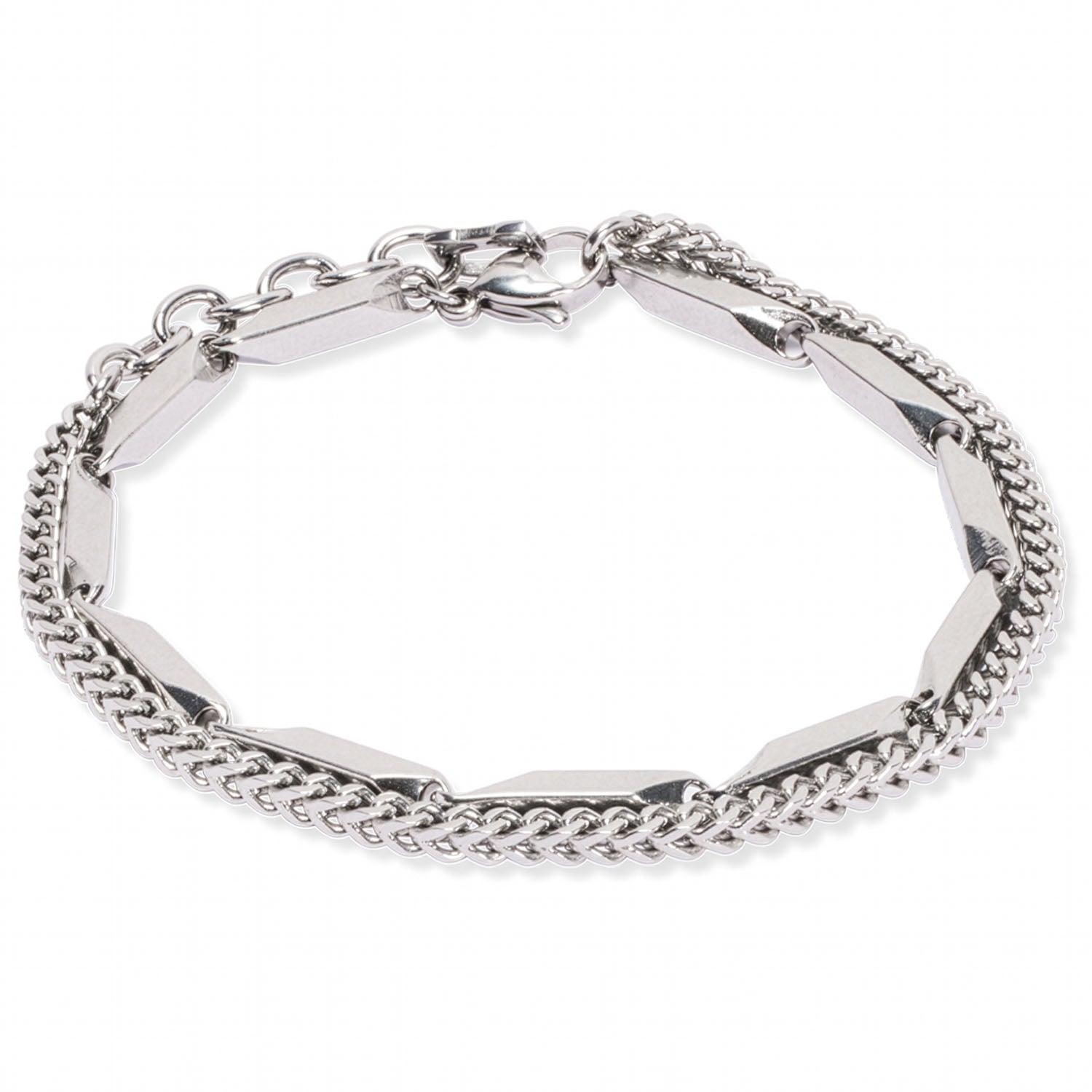 Coeur De Lion Armband Twisted Layers Edelstahl Silber