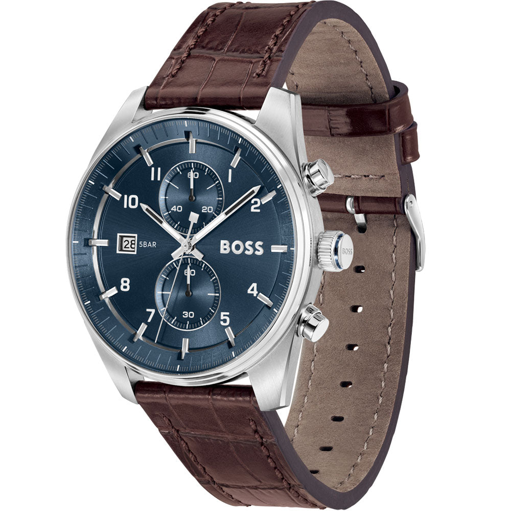 BOSS Herrenuhr Skytraveller Chronograph