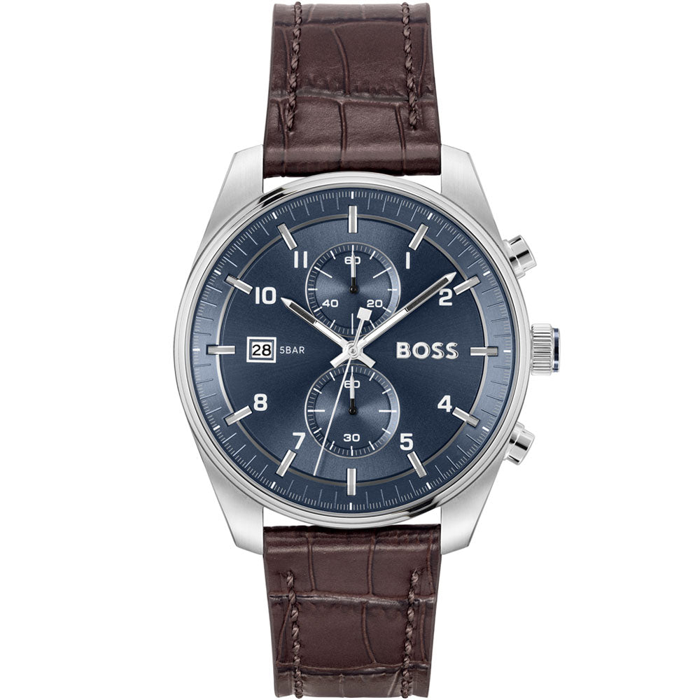 BOSS Herrenuhr Skytraveller Chronograph