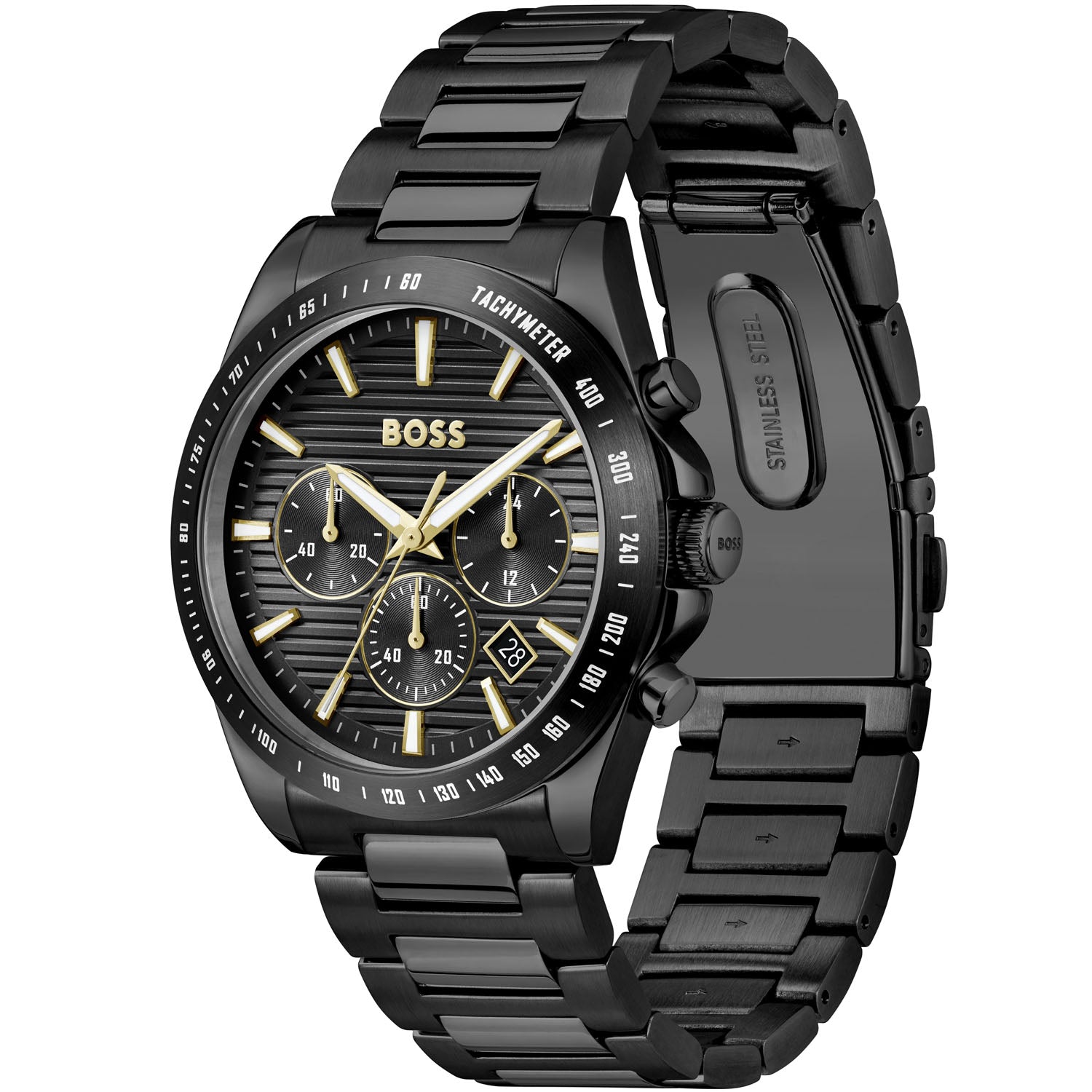 BOSS Herrenuhr Strike Chrono LE