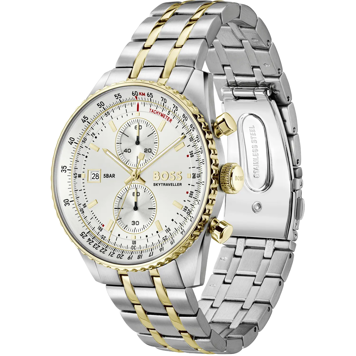 BOSS Herrenuhr Skytraveller Pro Chronograph
