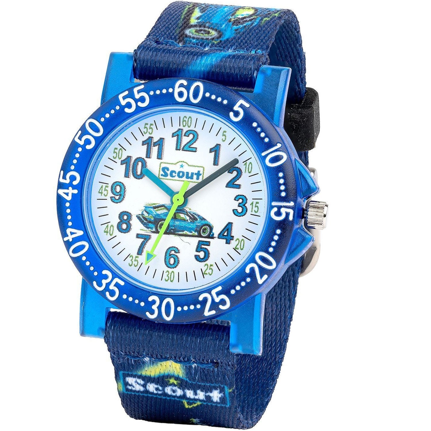 Scout Kinderuhr The IT-Collection City Lights Rennwagen