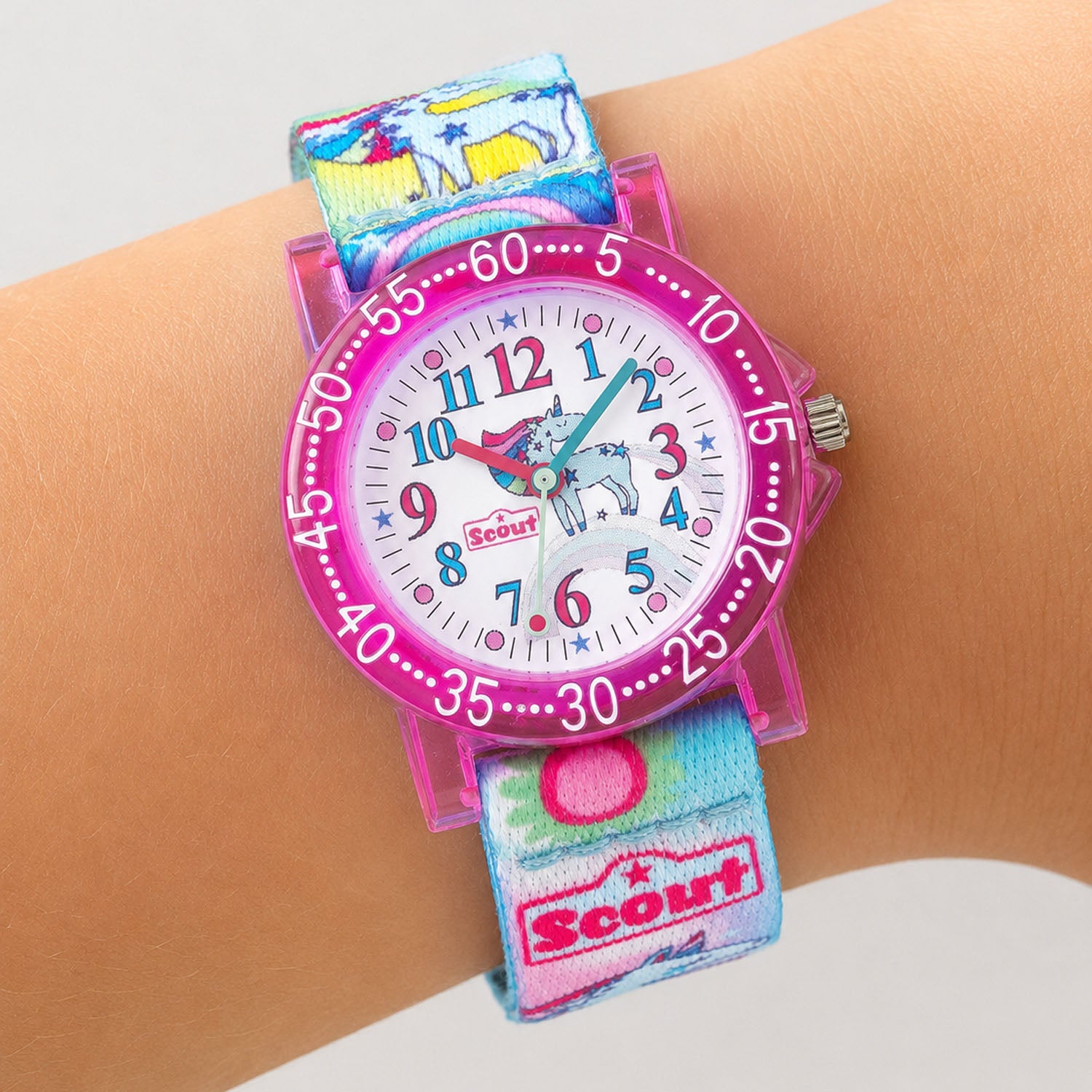 Scout Kinderuhr The IT-Collection mit Blumen- & Einhornmotiven