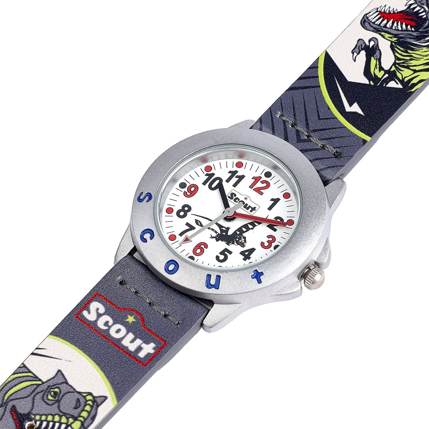 Scout Kinderuhr Star Kids Dino-Motiven