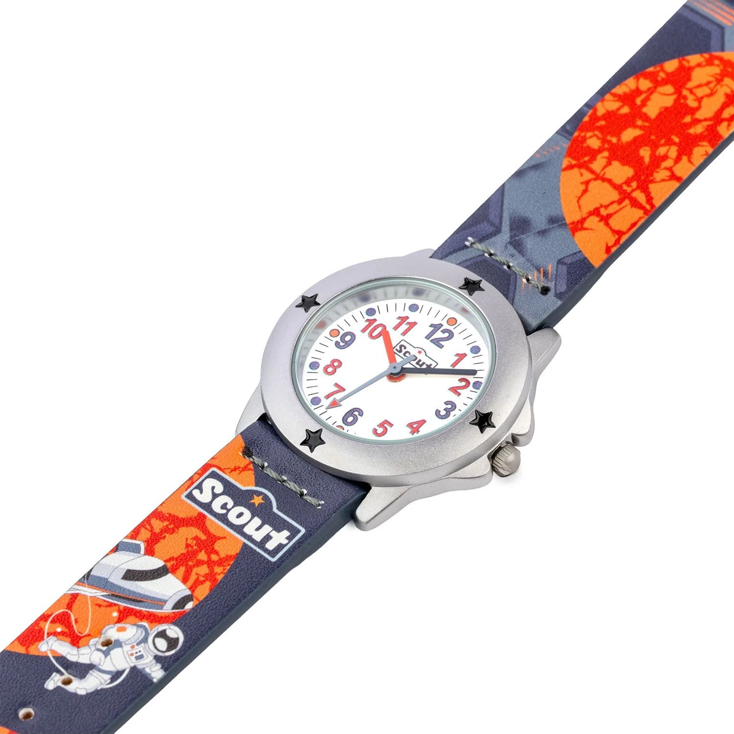 Scout Kinderuhr Star Kids Weltraum, Astronaut & Raumschiff
