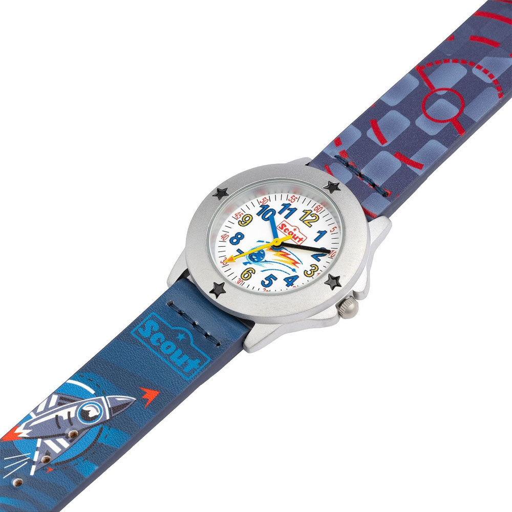 Scout Kinderuhr Star Kids mit Weltraum-Motiven