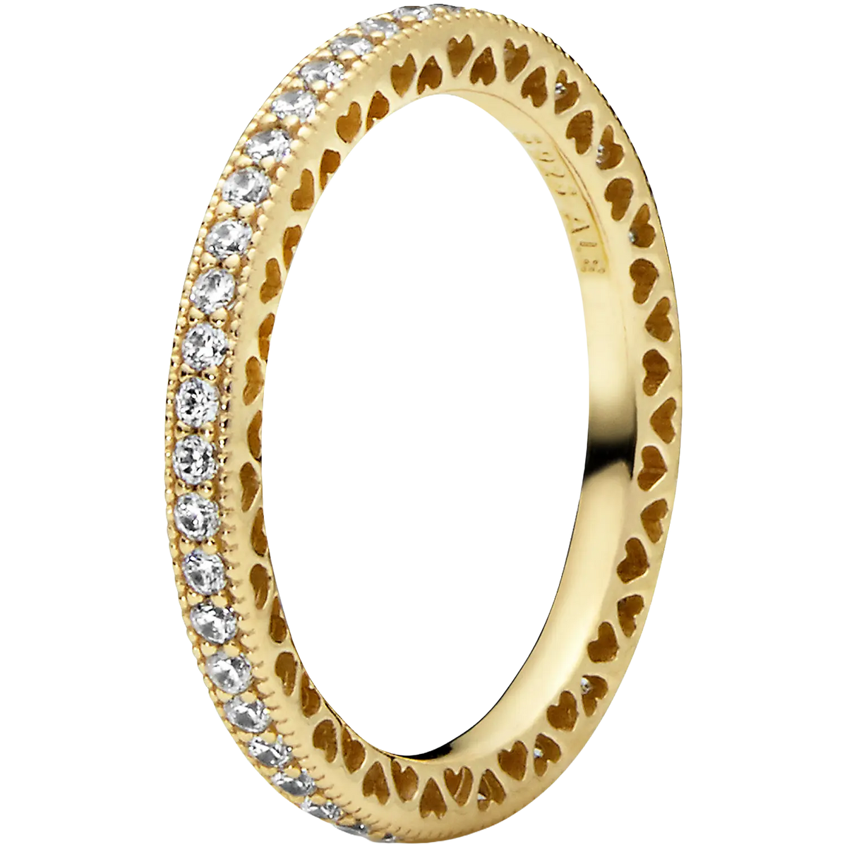 Pandora Funkeln und Herzen Ring