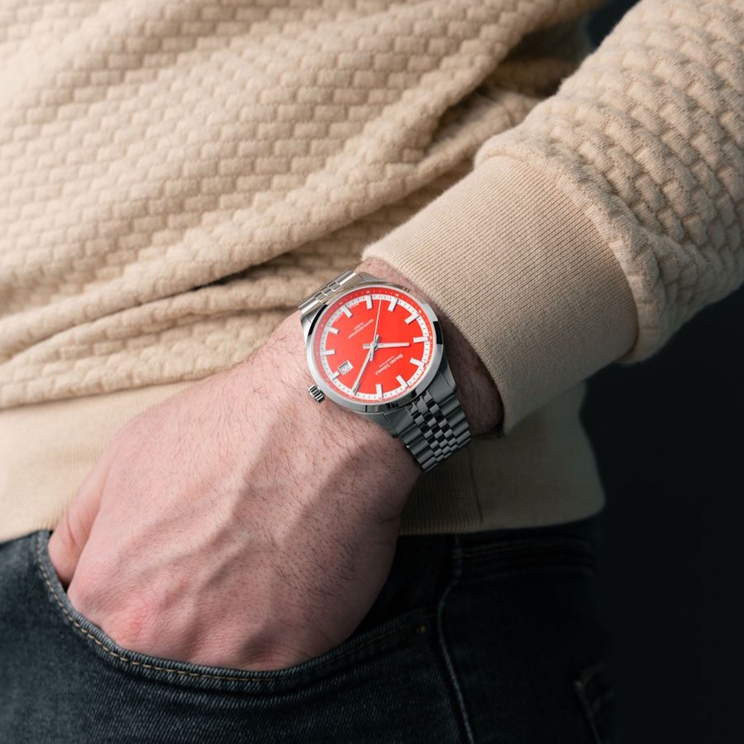 Bruno Söhnle Herrenuhr Turin Automatik "Bright Red" (2026)