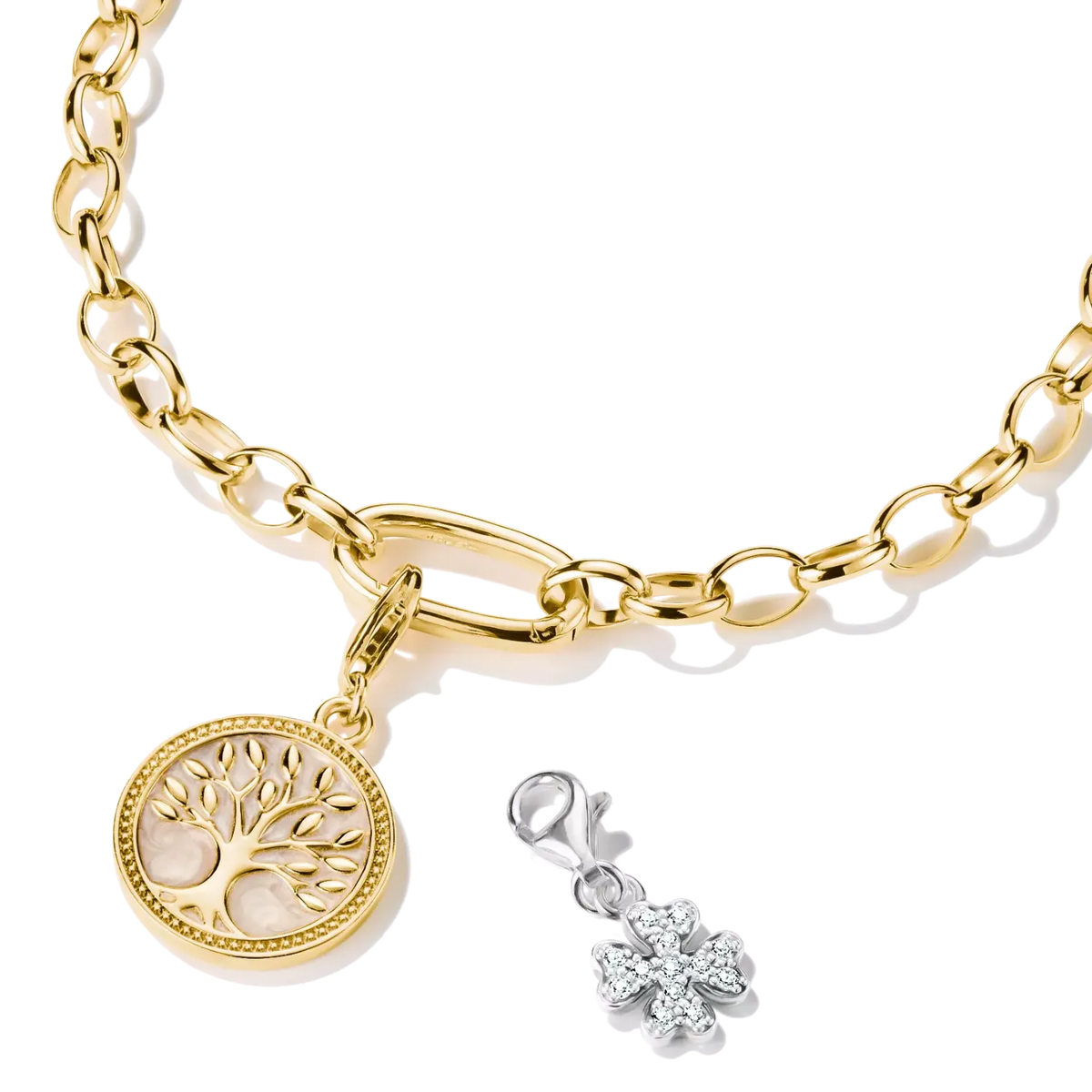 Thomas Sabo Charm-Anhänger Kleeblatt - Original
