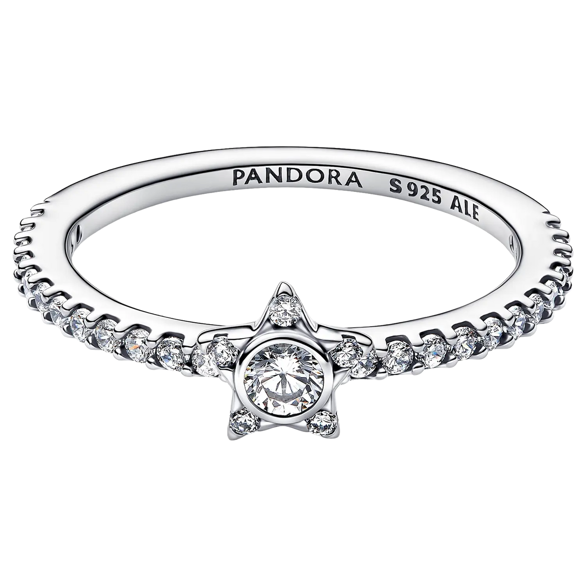 Pandora Funkelnder Stern Pavé Ring