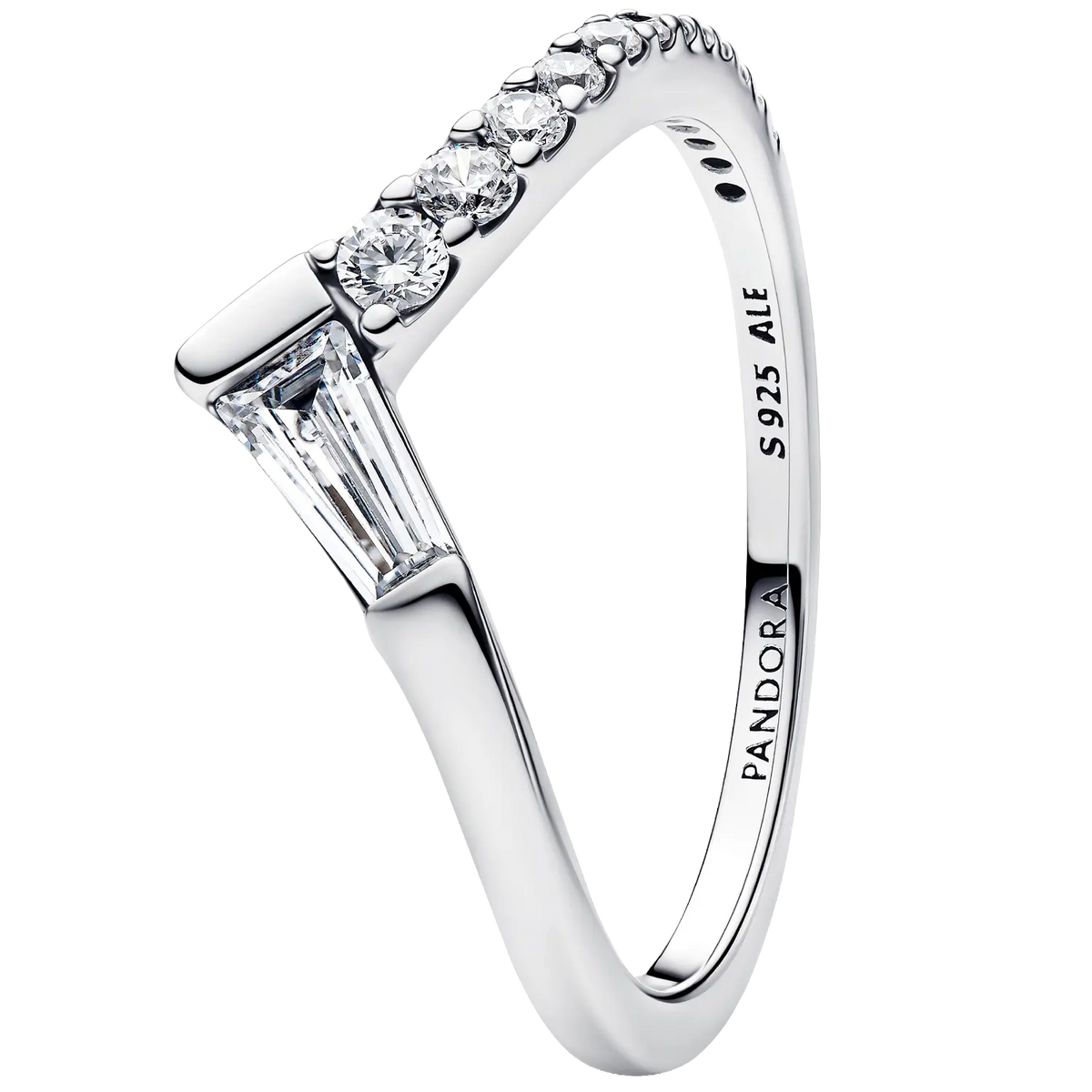 Pandora Tiara Baguette Pavé Ring