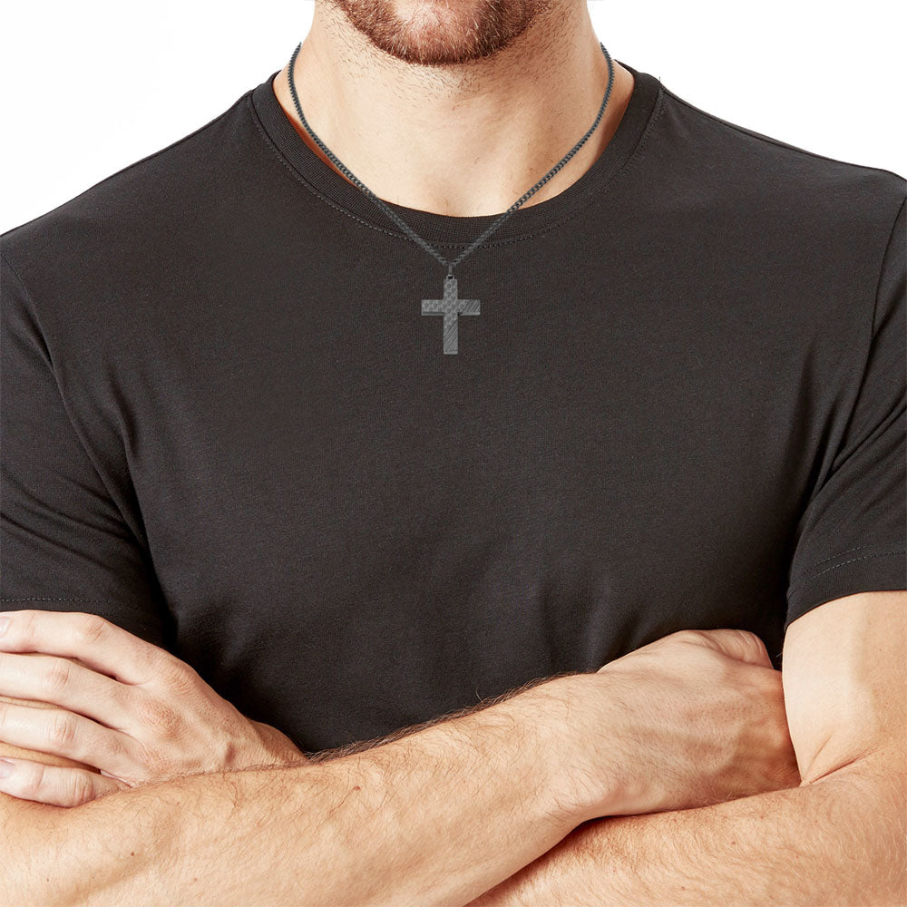 s.Oliver Herren Halskette mit Kreuz