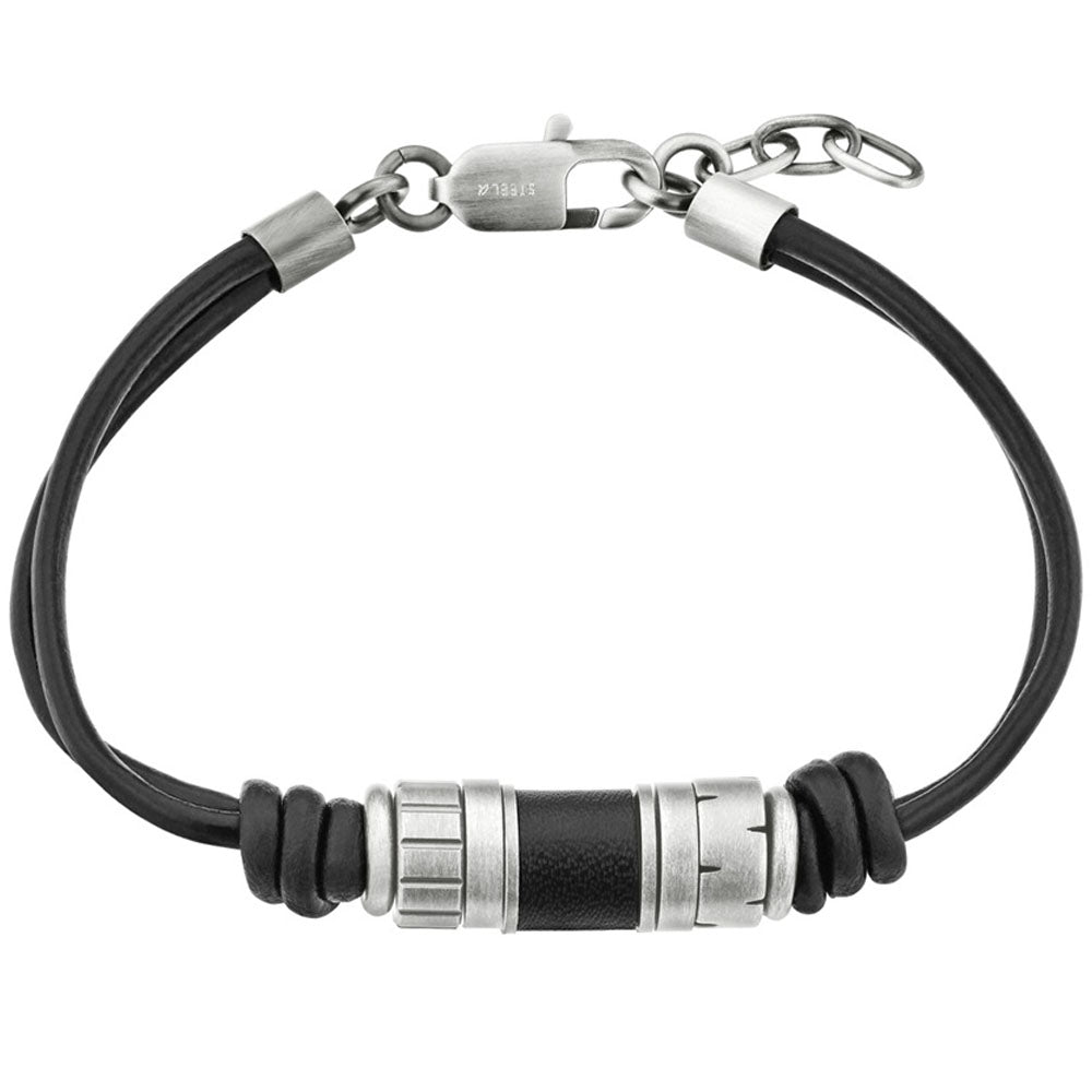 s.Oliver Herren Lederarmband