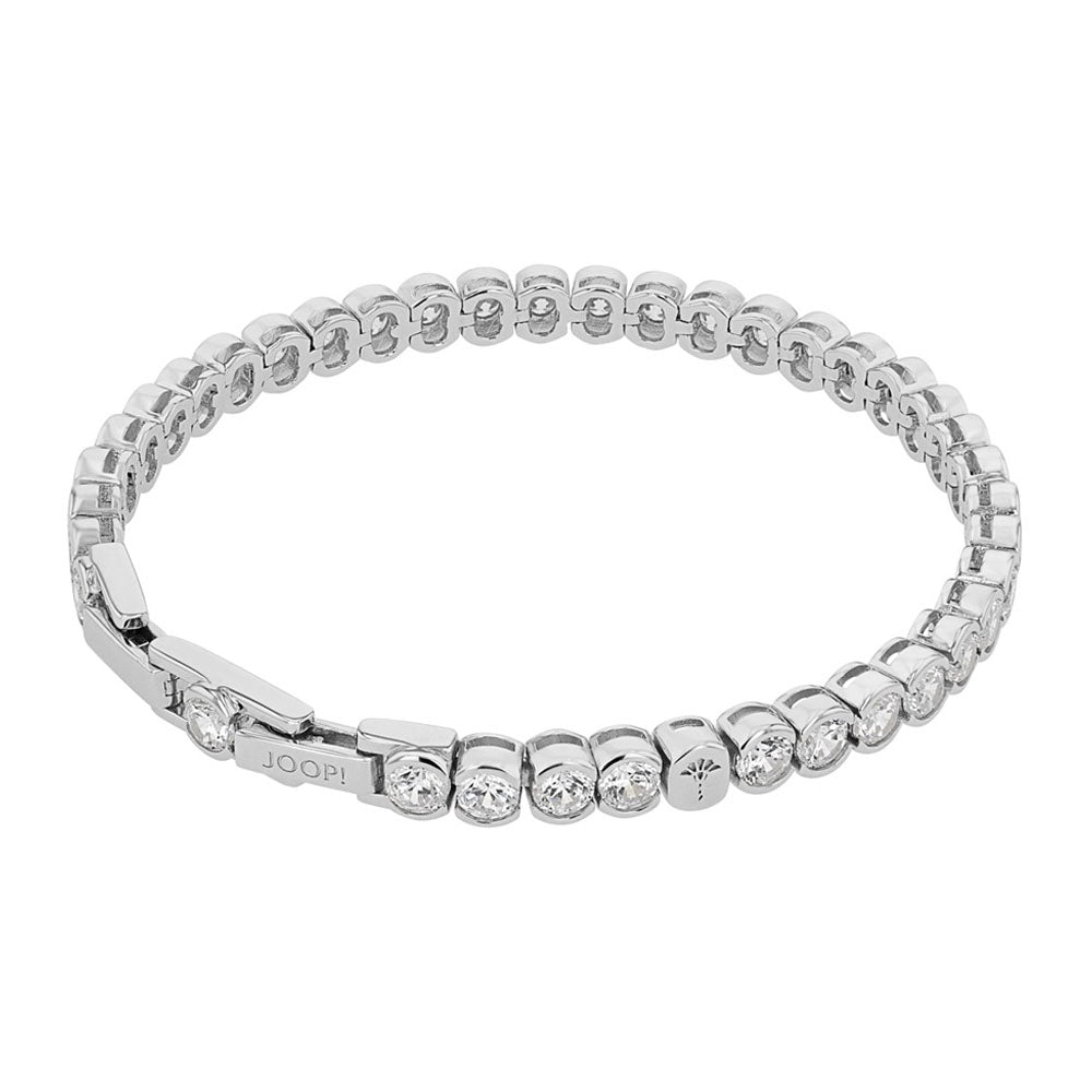 JOOP! Tennis Armband Silber mit Zirkonia