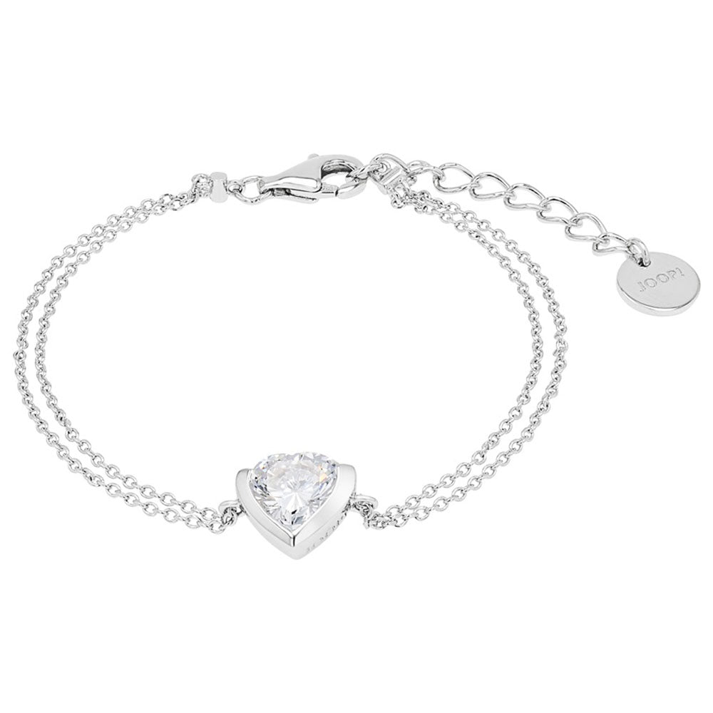 JOOP! Damen Armband mit Herzanhänger